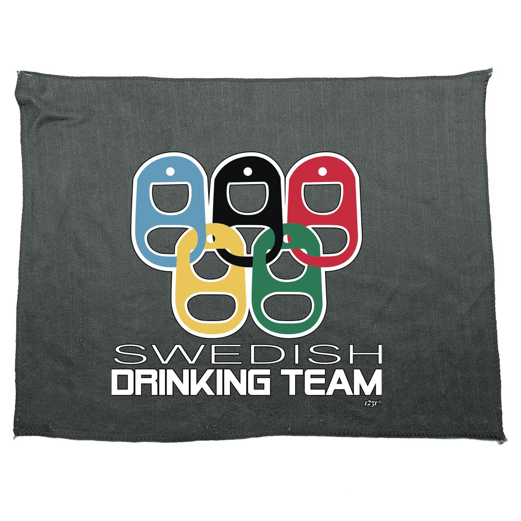 Swedish Drinking Team Rings - Funny Novelty Gym Sports Microfiber Towel