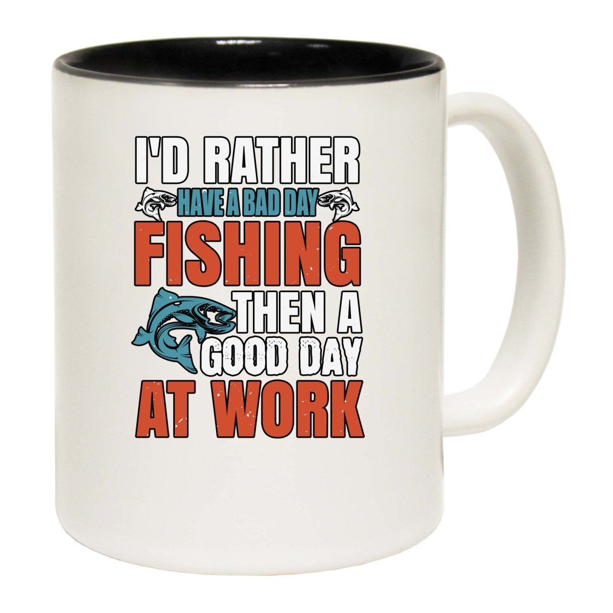 A Bad Day Fishing 2 Mug Cup - 123t Australia | Funny T-Shirts Mugs Novelty Gifts