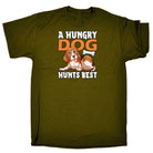 A Hungry Dog Hunts Best - Mens Funny T-Shirt Tshirts - 123t Australia | Funny T-Shirts Mugs Novelty Gifts