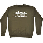 A Messy Kitchen Is A Sign Of Happiness - Funny Novelty Sweatshirt - 123t Australia | Funny T-Shirts Mugs Novelty Gifts