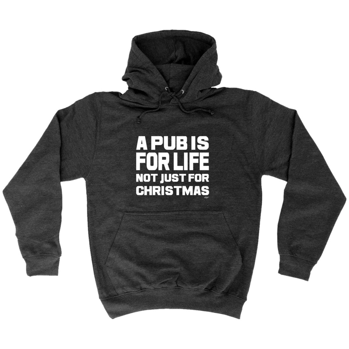 A Pub Is For Life Not Just For Christmas - Funny Novelty Hoodies Hoodie - 123t Australia | Funny T-Shirts Mugs Novelty Gifts