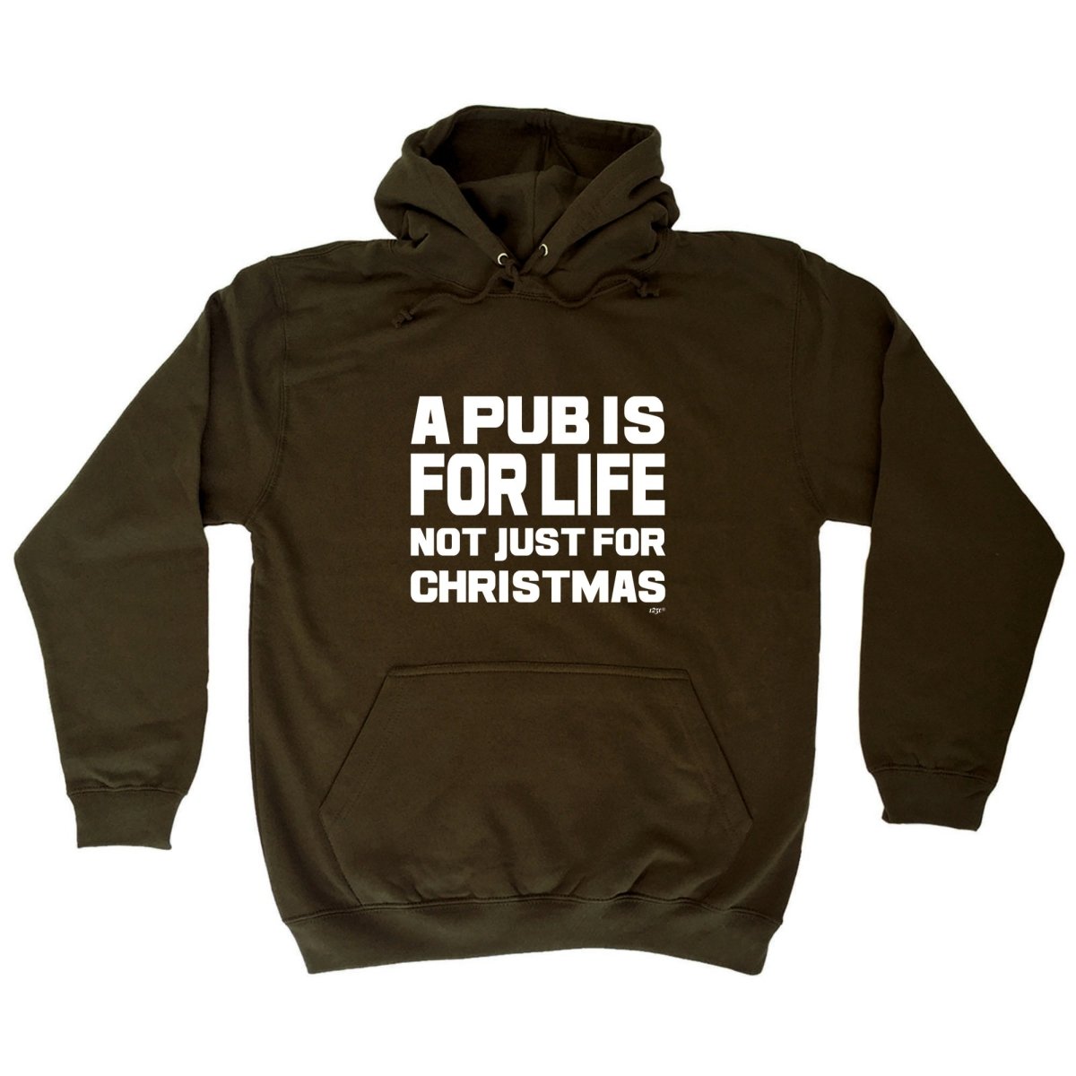 A Pub Is For Life Not Just For Christmas - Funny Novelty Hoodies Hoodie - 123t Australia | Funny T-Shirts Mugs Novelty Gifts