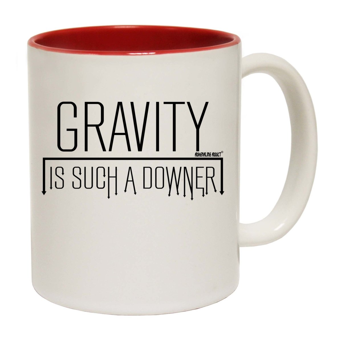 Aa Gravity Is Such A Downer Mug Cup - 123t Australia | Funny T-Shirts Mugs Novelty Gifts