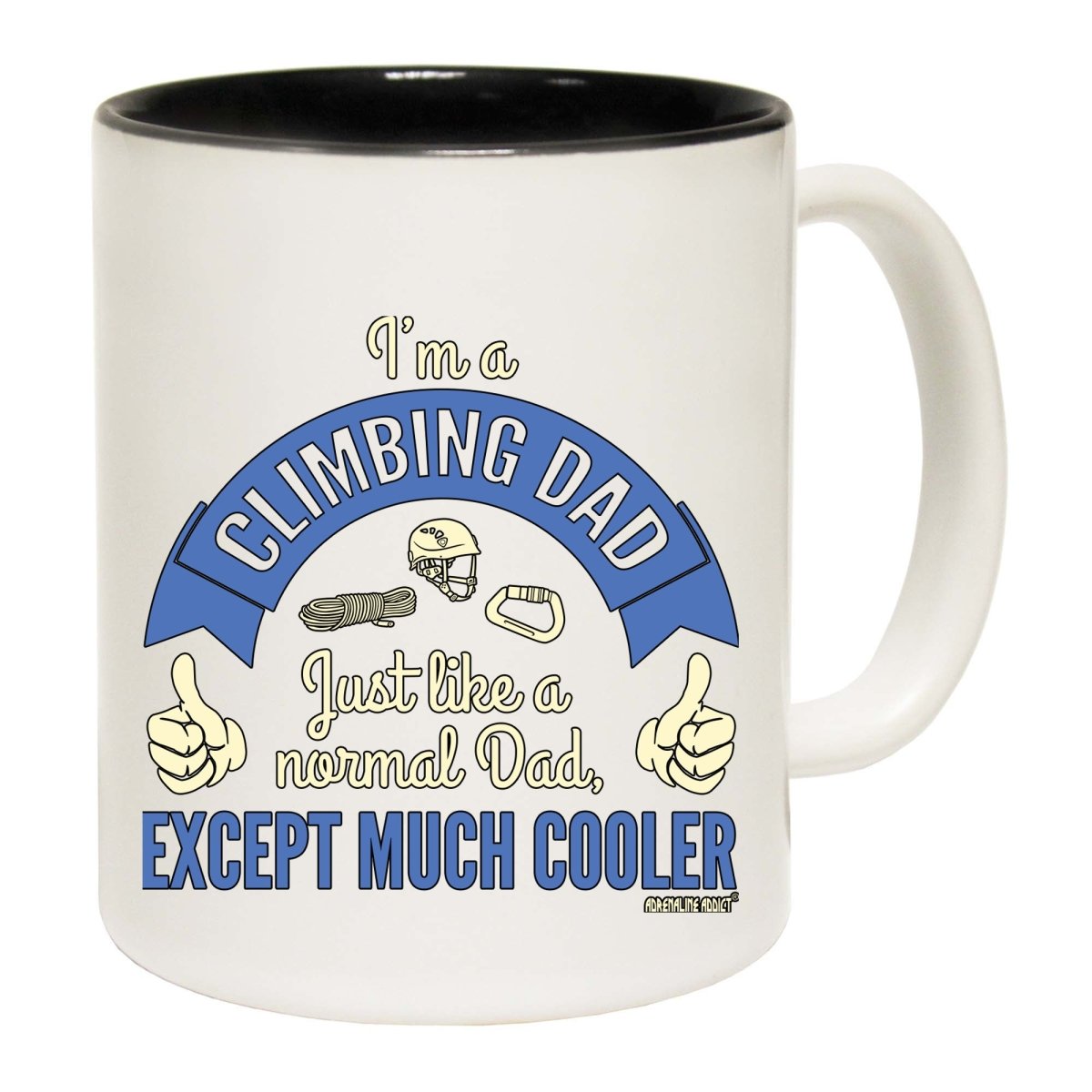 Aa Im A Climbing Dad Mug Cup - 123t Australia | Funny T-Shirts Mugs Novelty Gifts