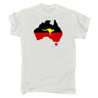 Aboriginal Flag Australia Country Kagaroo - Mens Funny T-Shirt Tshirts - 123t Australia | Funny T-Shirts Mugs Novelty Gifts