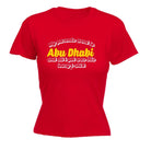 Abu Dhab My Parents Went To And All Got - Funny Novelty Womens T-Shirt T Shirt Tshirt - 123t Australia | Funny T-Shirts Mugs Novelty Gifts