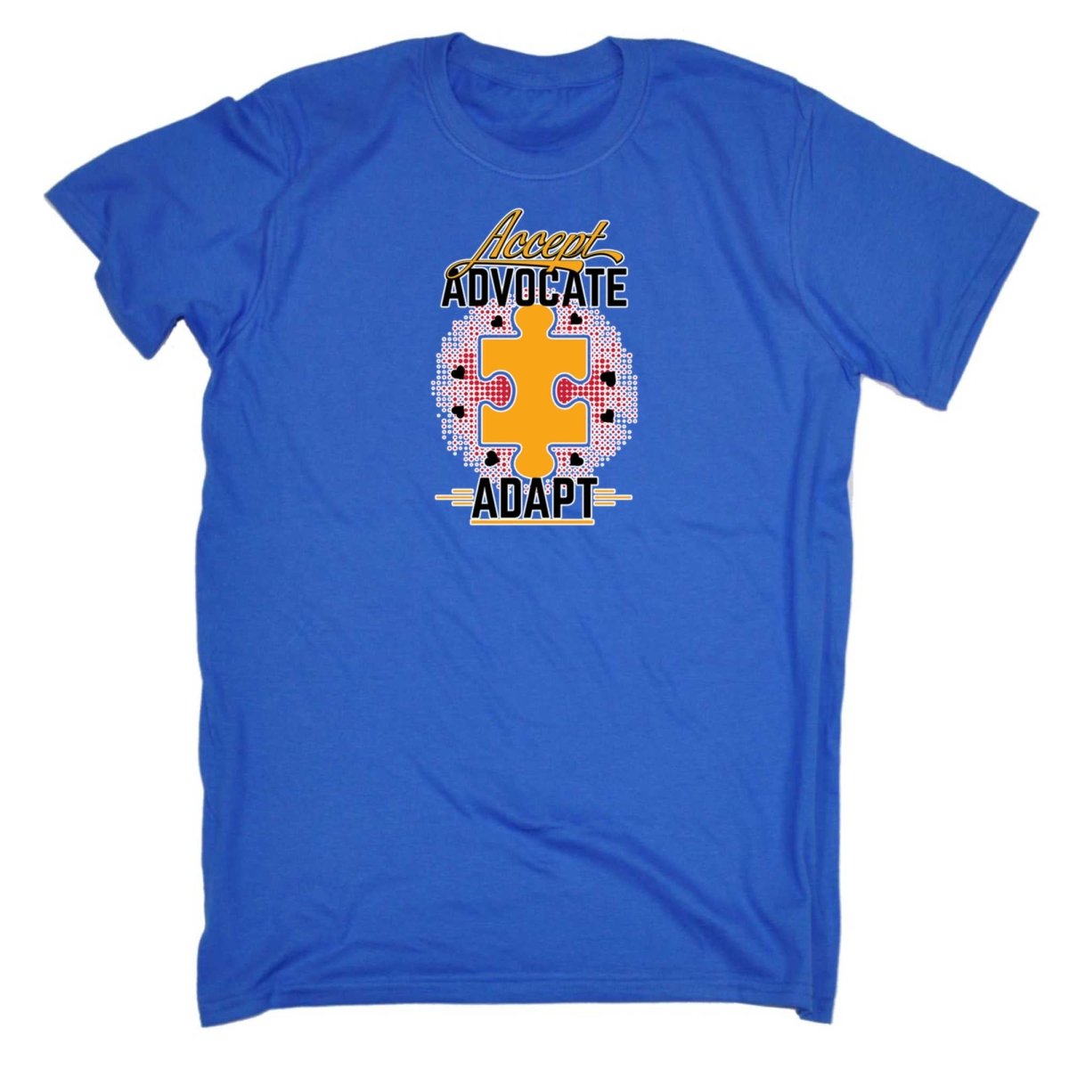 Accept Advocate Adapt Colour V2 - Mens Funny T-Shirt Tshirts - 123t Australia | Funny T-Shirts Mugs Novelty Gifts