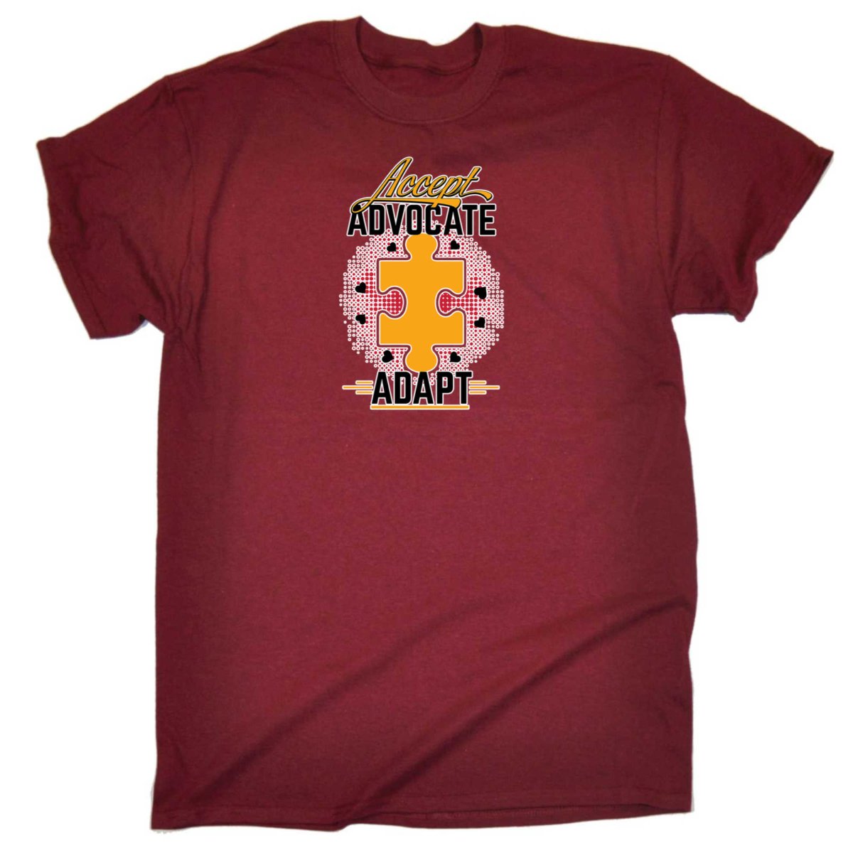 Accept Advocate Adapt Colour V2 - Mens Funny T-Shirt Tshirts - 123t Australia | Funny T-Shirts Mugs Novelty Gifts