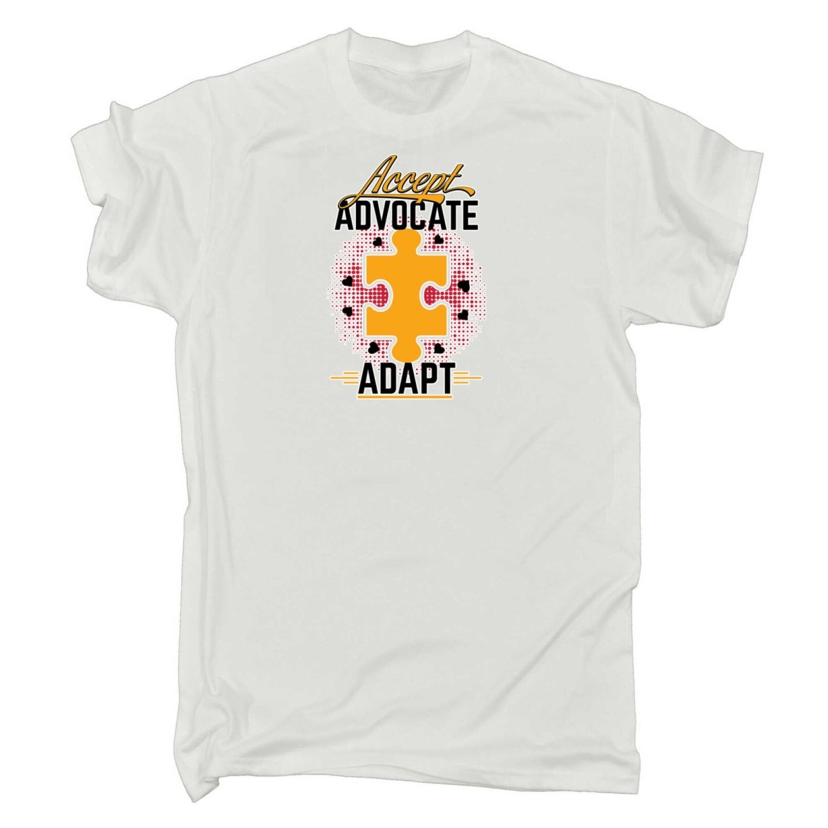 Accept Advocate Adapt Colour V2 - Mens Funny T-Shirt Tshirts - 123t Australia | Funny T-Shirts Mugs Novelty Gifts