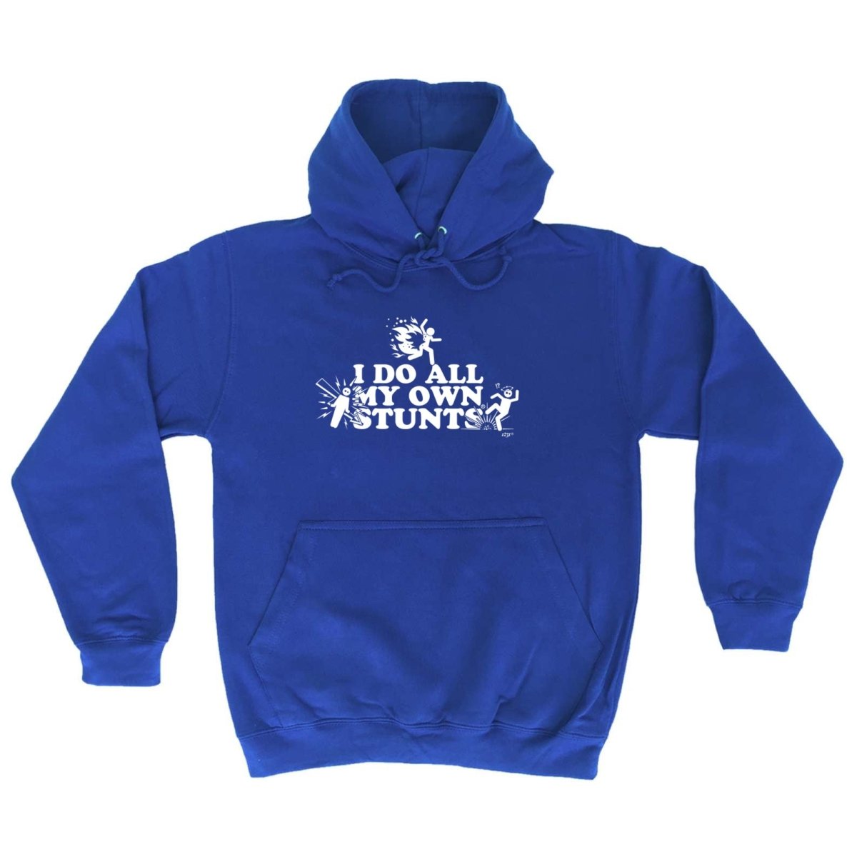 Accidents Do All My Own Stunts - Funny Novelty Hoodies Hoodie - 123t Australia | Funny T-Shirts Mugs Novelty Gifts