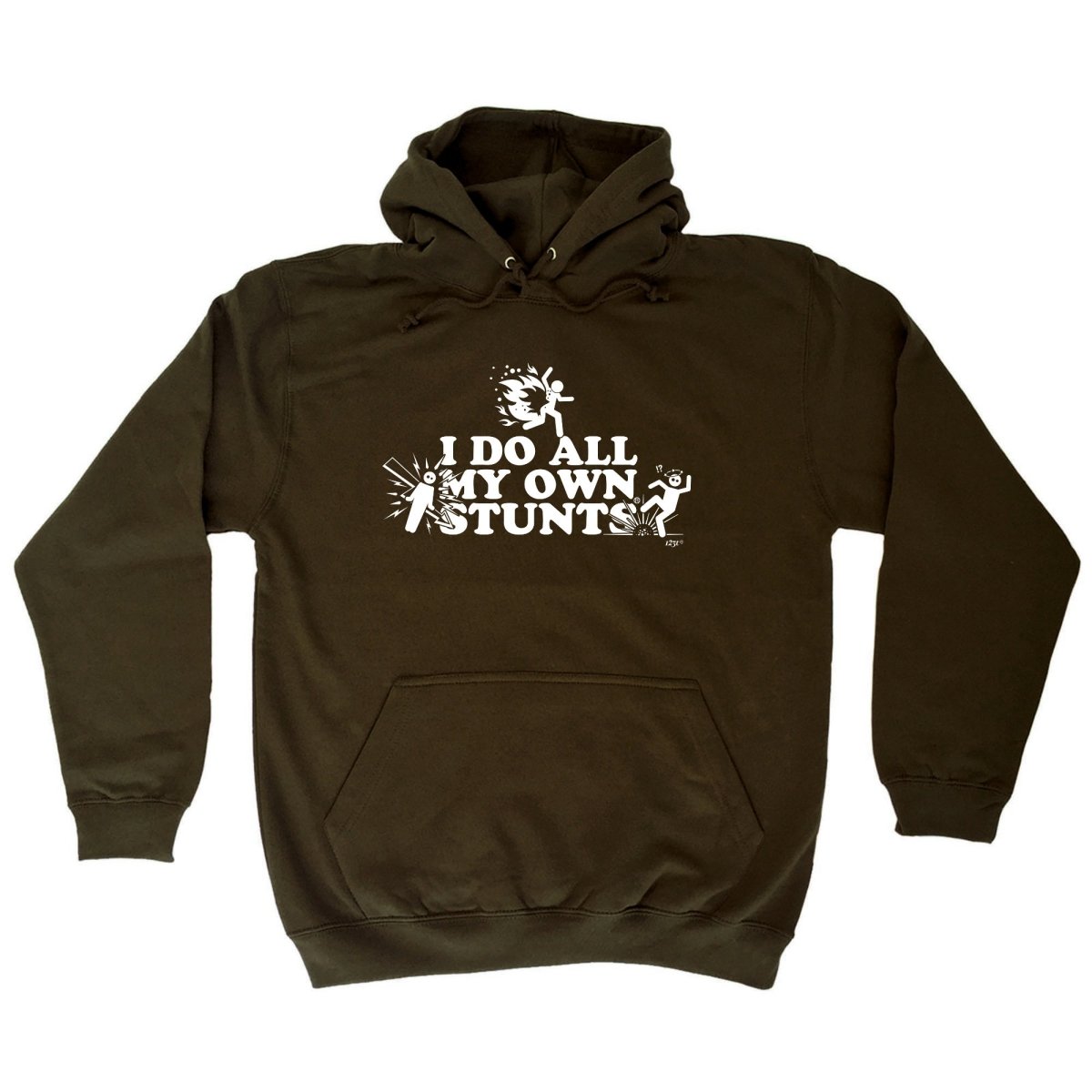 Accidents Do All My Own Stunts - Funny Novelty Hoodies Hoodie - 123t Australia | Funny T-Shirts Mugs Novelty Gifts