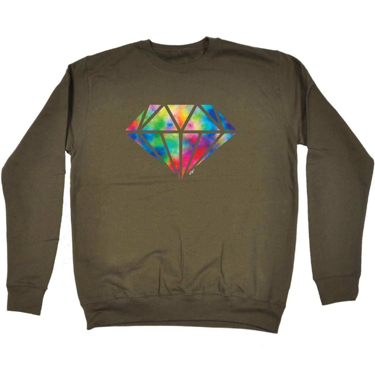 Acid Diamond Retro - Funny Novelty Sweatshirt - 123t Australia | Funny T-Shirts Mugs Novelty Gifts