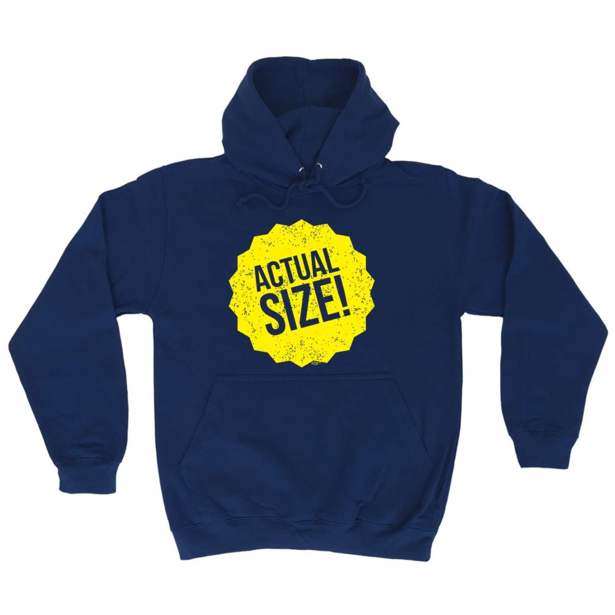 Actual Size - Funny Novelty Hoodies Hoodie - 123t Australia | Funny T-Shirts Mugs Novelty Gifts