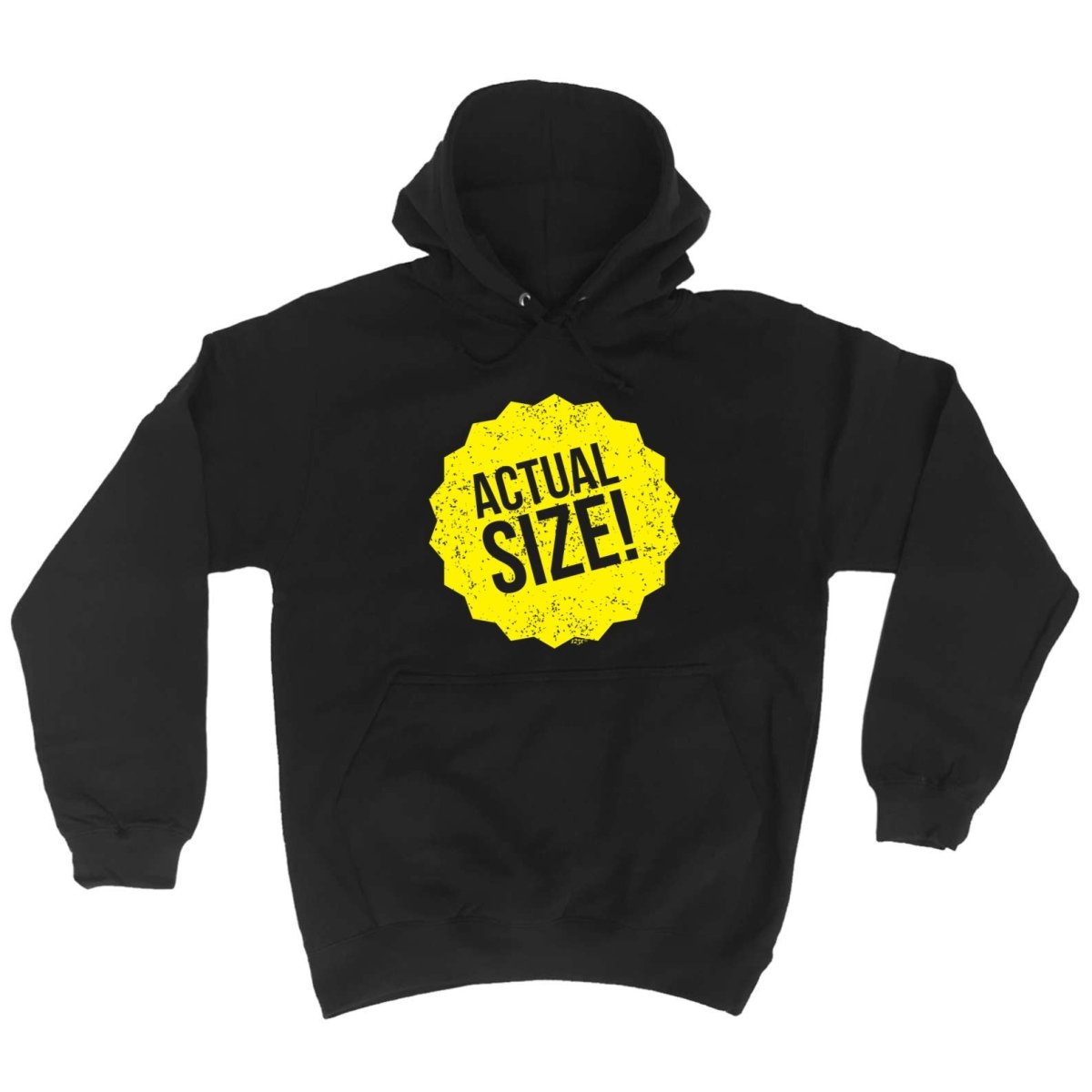 Actual Size - Funny Novelty Hoodies Hoodie - 123t Australia | Funny T-Shirts Mugs Novelty Gifts