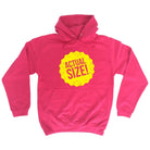 Actual Size - Funny Novelty Hoodies Hoodie - 123t Australia | Funny T-Shirts Mugs Novelty Gifts