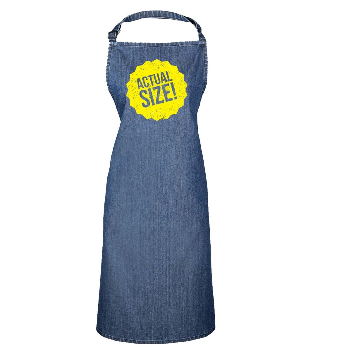 Actual Size - Funny Novelty Kitchen Adult Apron - 123t Australia | Funny T-Shirts Mugs Novelty Gifts