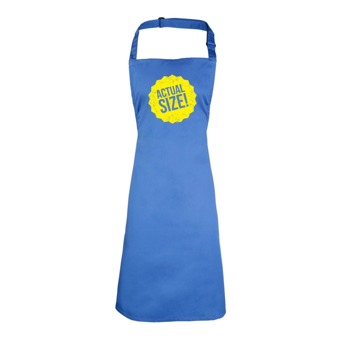 Actual Size - Funny Novelty Kitchen Adult Apron - 123t Australia | Funny T-Shirts Mugs Novelty Gifts