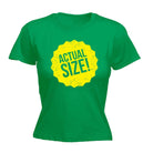 Actual Size - Funny Novelty Womens T-Shirt T Shirt Tshirt - 123t Australia | Funny T-Shirts Mugs Novelty Gifts