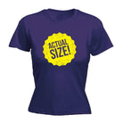 Actual Size - Funny Novelty Womens T-Shirt T Shirt Tshirt - 123t Australia | Funny T-Shirts Mugs Novelty Gifts