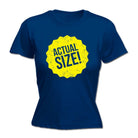 Actual Size - Funny Novelty Womens T-Shirt T Shirt Tshirt - 123t Australia | Funny T-Shirts Mugs Novelty Gifts