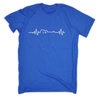 Acustic Guitar Pulse Music - Mens Funny Novelty T-Shirt TShirt / T Shirt - 123t Australia | Funny T-Shirts Mugs Novelty Gifts