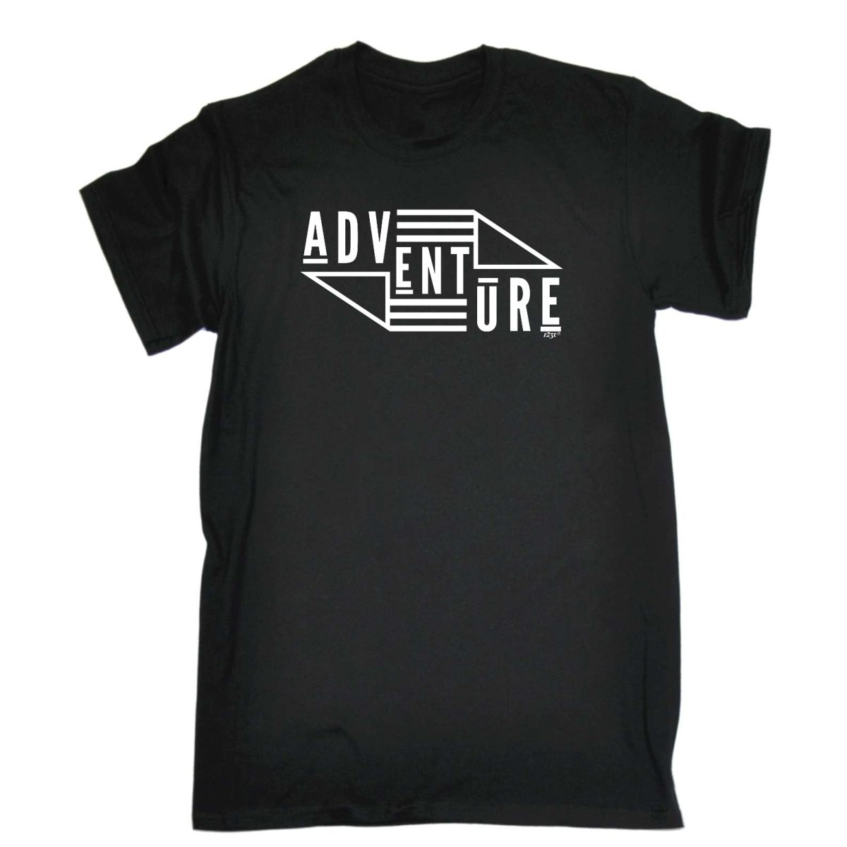 Adventure - Mens Funny Novelty T-Shirt Tshirts BLACK T Shirt - 123t Australia | Funny T-Shirts Mugs Novelty Gifts