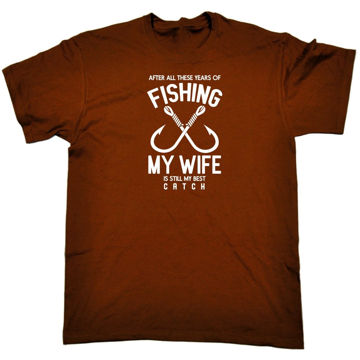 After All Thes Years Fishing My Wife Best Catch Fish - Mens Funny T-Shirt Tshirts Tee Shirt - 123t Australia | Funny T-Shirts Mugs Novelty Gifts