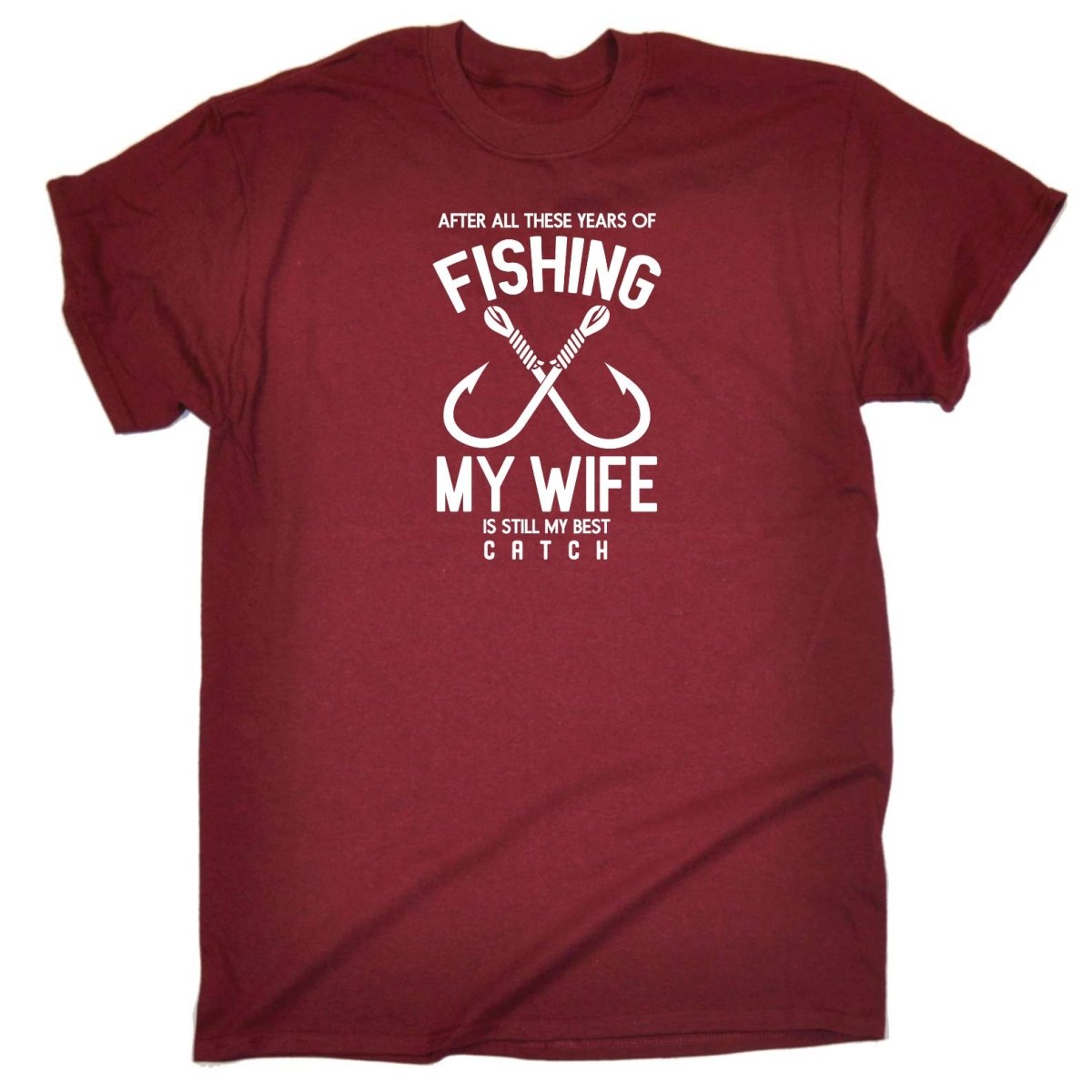 After All Thes Years Fishing My Wife Best Catch Fish - Mens Funny T-Shirt Tshirts Tee Shirt - 123t Australia | Funny T-Shirts Mugs Novelty Gifts