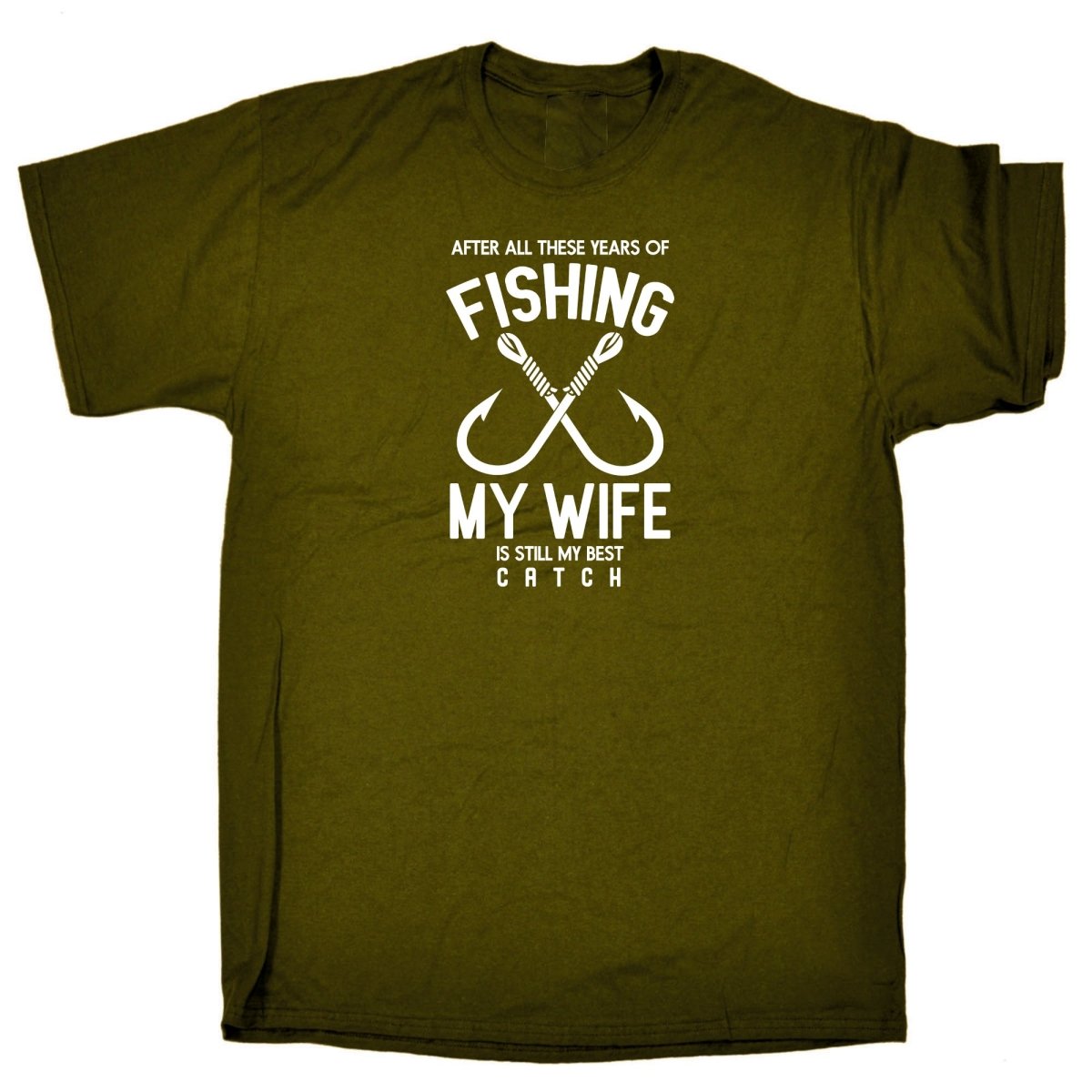 After All Thes Years Fishing My Wife Best Catch Fish - Mens Funny T-Shirt Tshirts Tee Shirt - 123t Australia | Funny T-Shirts Mugs Novelty Gifts