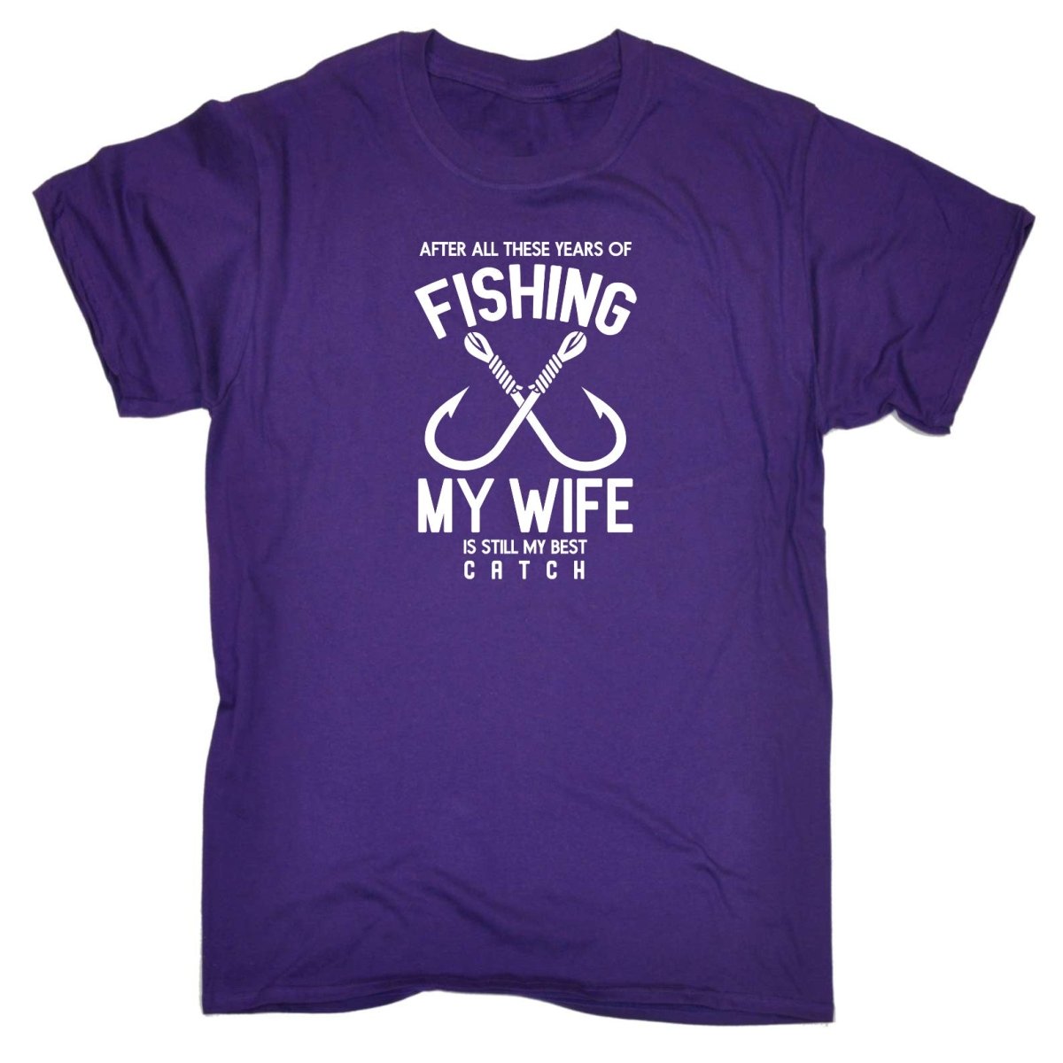 After All Thes Years Fishing My Wife Best Catch Fish - Mens Funny T-Shirt Tshirts Tee Shirt - 123t Australia | Funny T-Shirts Mugs Novelty Gifts