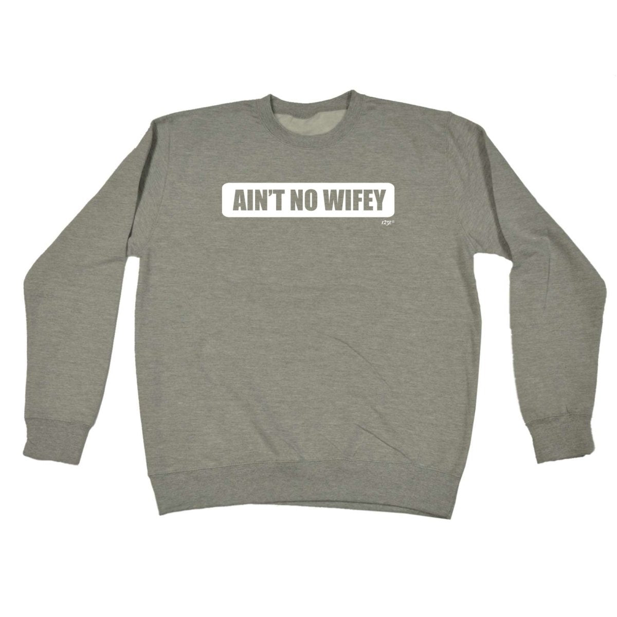 Aint No Wifey Wife - Funny Novelty Sweatshirt - 123t Australia | Funny T-Shirts Mugs Novelty Gifts