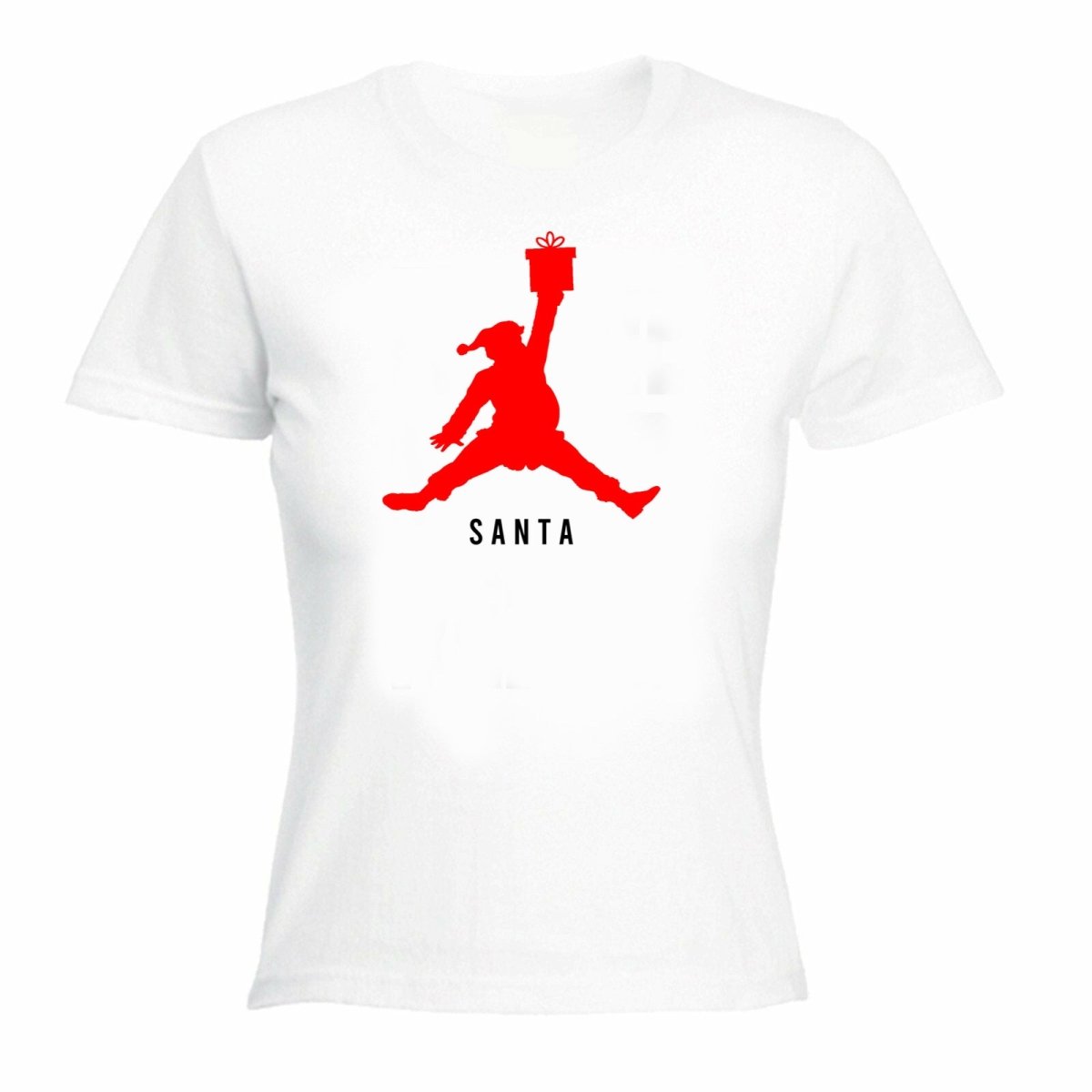 Air Santa Christmas Xmas - Funny Womens T-Shirt Tshirt - 123t Australia | Funny T-Shirts Mugs Novelty Gifts