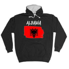 Albania Country Flag Nationality - Hoodies Hoodie - 123t Australia | Funny T-Shirts Mugs Novelty Gifts