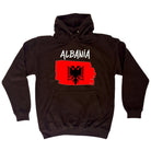 Albania Country Flag Nationality - Hoodies Hoodie - 123t Australia | Funny T-Shirts Mugs Novelty Gifts