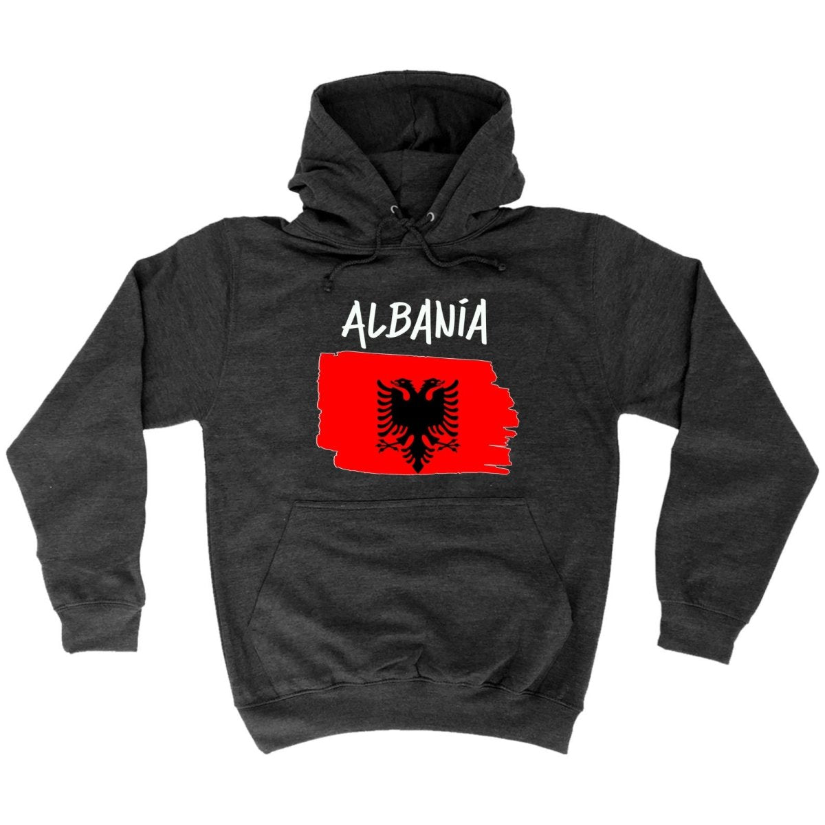 Albania Country Flag Nationality - Hoodies Hoodie - 123t Australia | Funny T-Shirts Mugs Novelty Gifts