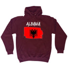 Albania Country Flag Nationality - Hoodies Hoodie - 123t Australia | Funny T-Shirts Mugs Novelty Gifts