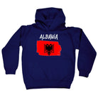 Albania Country Flag Nationality - Kids Children Hoodie - 123t Australia | Funny T-Shirts Mugs Novelty Gifts