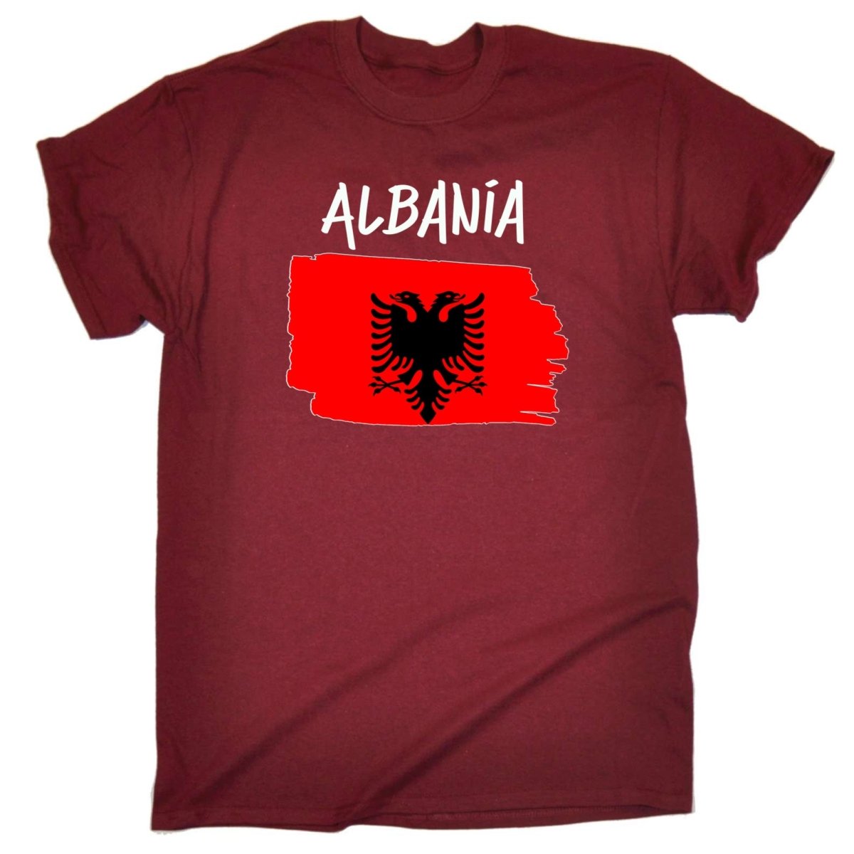 Albania - Country Flag Nationality Mens T-Shirt T Shirt Tshirts - 123t Australia | Funny T-Shirts Mugs Novelty Gifts