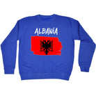 Albania Country Flag Nationality - Sweatshirt - 123t Australia | Funny T-Shirts Mugs Novelty Gifts