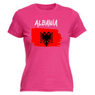 Albania Country Flag Nationality - Womens T-Shirt T Shirt Tshirt - 123t Australia | Funny T-Shirts Mugs Novelty Gifts