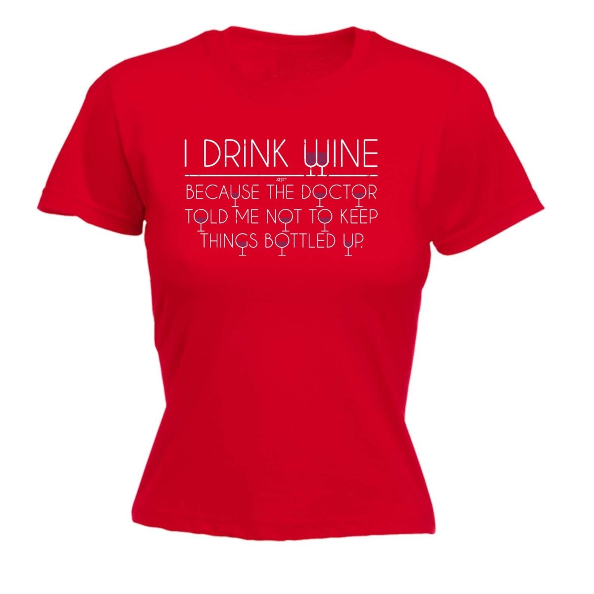 Alcohol Alcohol Drink Wine Doctor Bottled Up - Funny Novelty Womens T-Shirt T Shirt Tshirt - 123t Australia | Funny T-Shirts Mugs Novelty Gifts