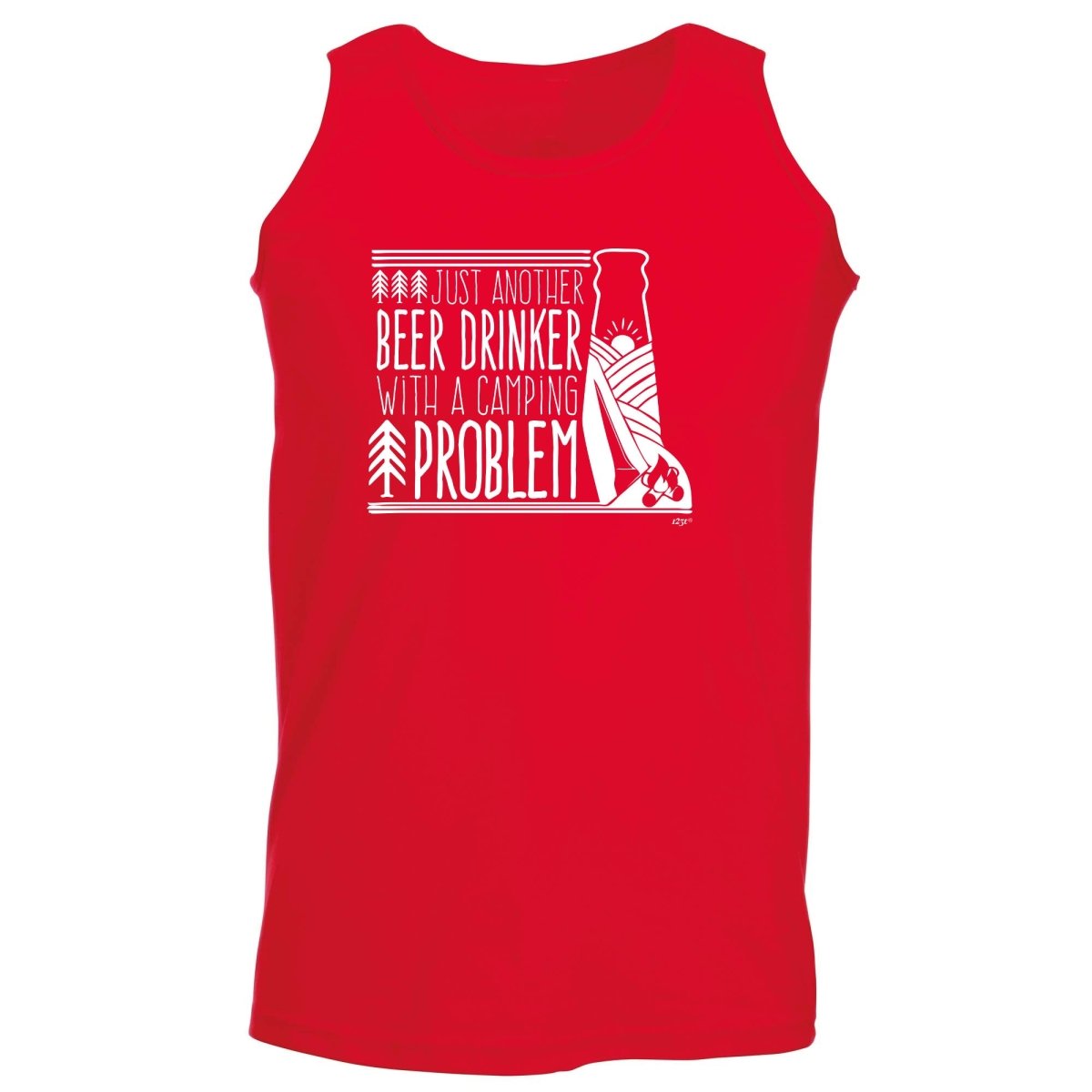 Alcohol Alcohol Sailing Beer Drinker With A Camping Problem - Funny Novelty Vest Singlet Unisex Tank Top - 123t Australia | Funny T-Shirts Mugs Novelty Gifts