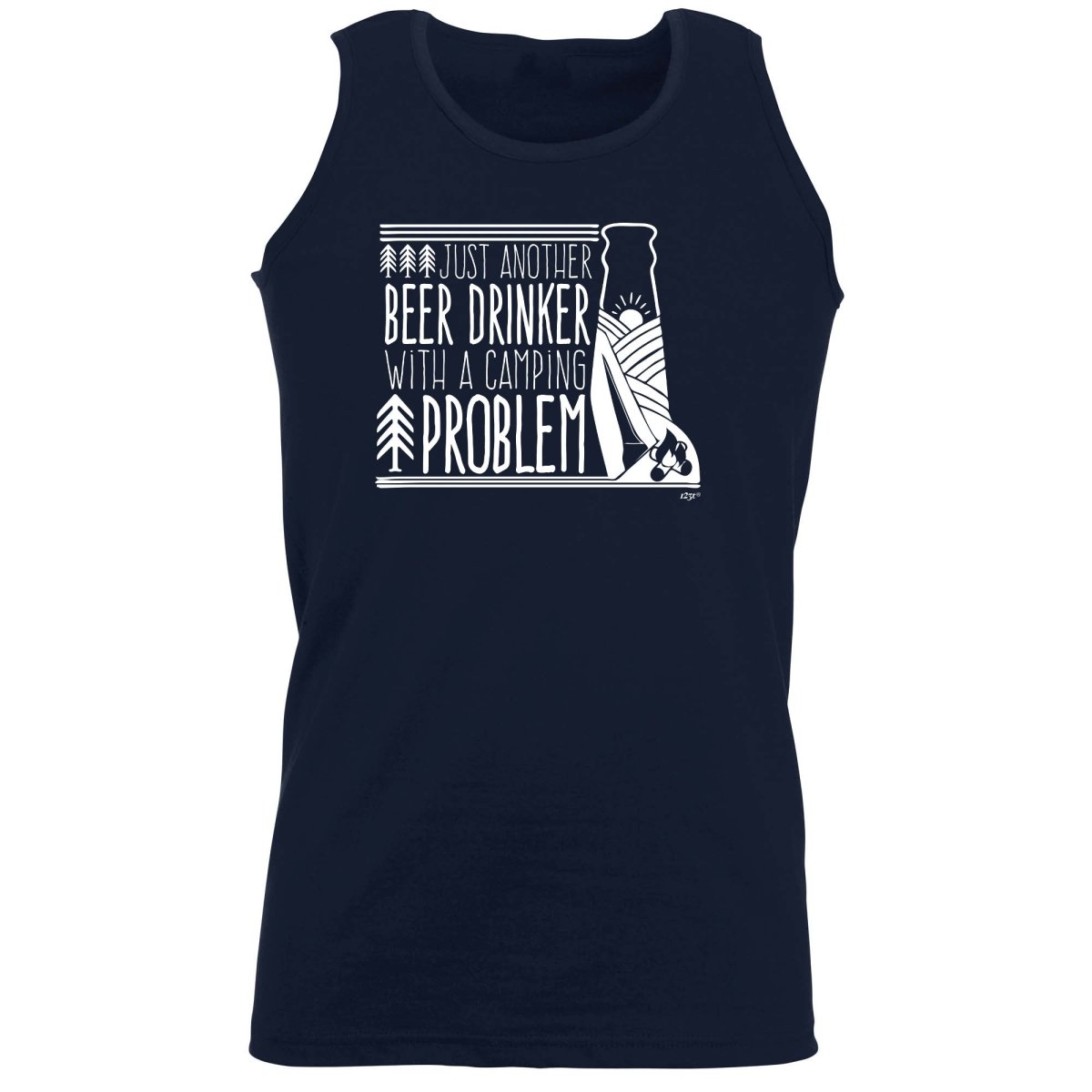 Alcohol Alcohol Sailing Beer Drinker With A Camping Problem - Funny Novelty Vest Singlet Unisex Tank Top - 123t Australia | Funny T-Shirts Mugs Novelty Gifts