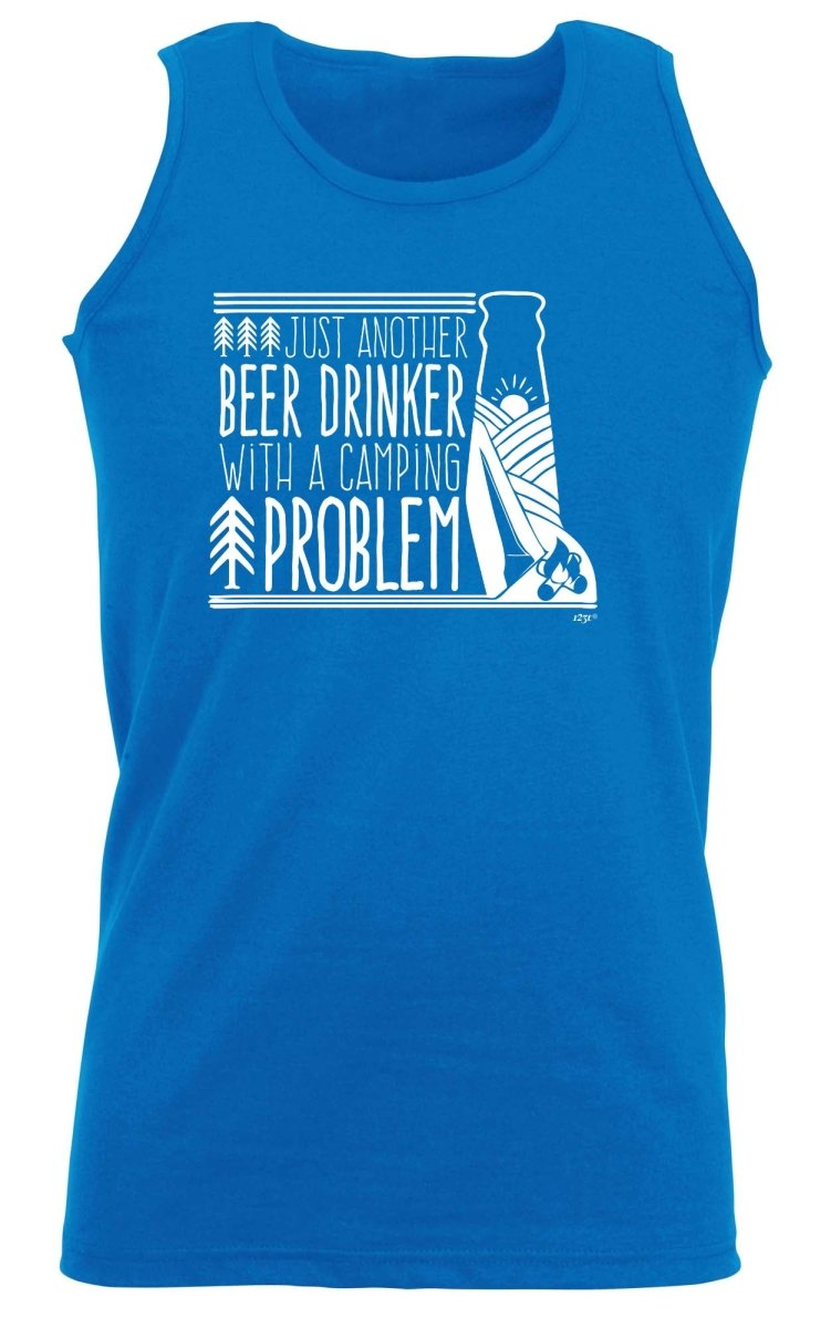 Alcohol Alcohol Sailing Beer Drinker With A Camping Problem - Funny Novelty Vest Singlet Unisex Tank Top - 123t Australia | Funny T-Shirts Mugs Novelty Gifts