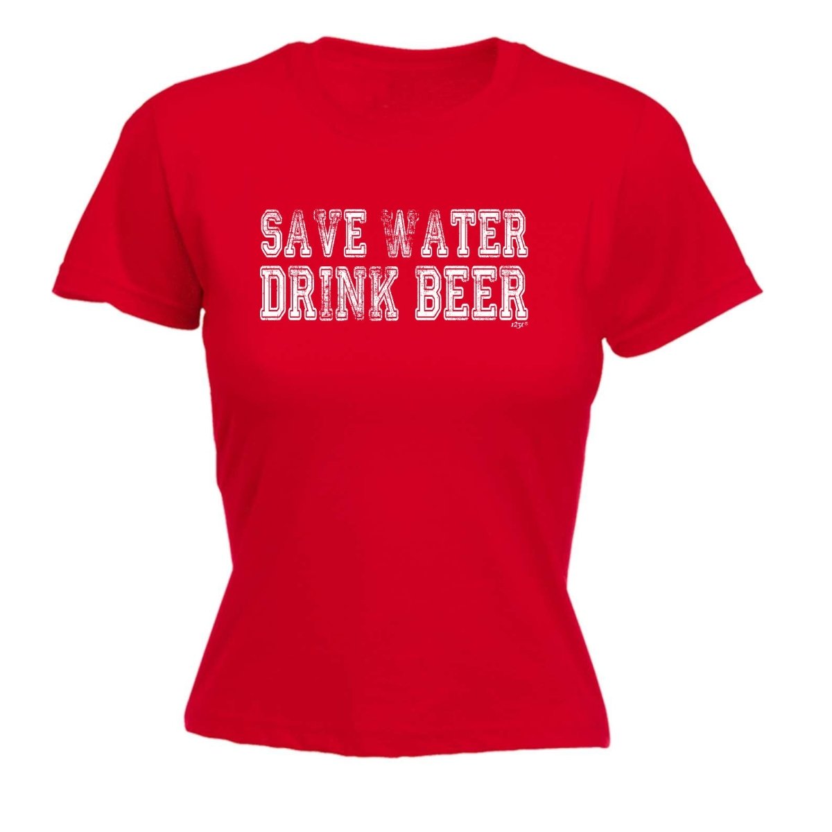 Alcohol Alcohol Save Water Drink Beer - Funny Novelty Womens T-Shirt T Shirt Tshirt - 123t Australia | Funny T-Shirts Mugs Novelty Gifts