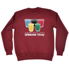 Alcohol American Drinking Team Glasses - Funny Novelty Sweatshirt - 123t Australia | Funny T-Shirts Mugs Novelty Gifts