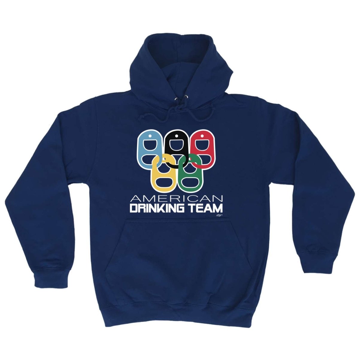 Alcohol American Drinking Team Rings - Funny Novelty Hoodies Hoodie - 123t Australia | Funny T-Shirts Mugs Novelty Gifts