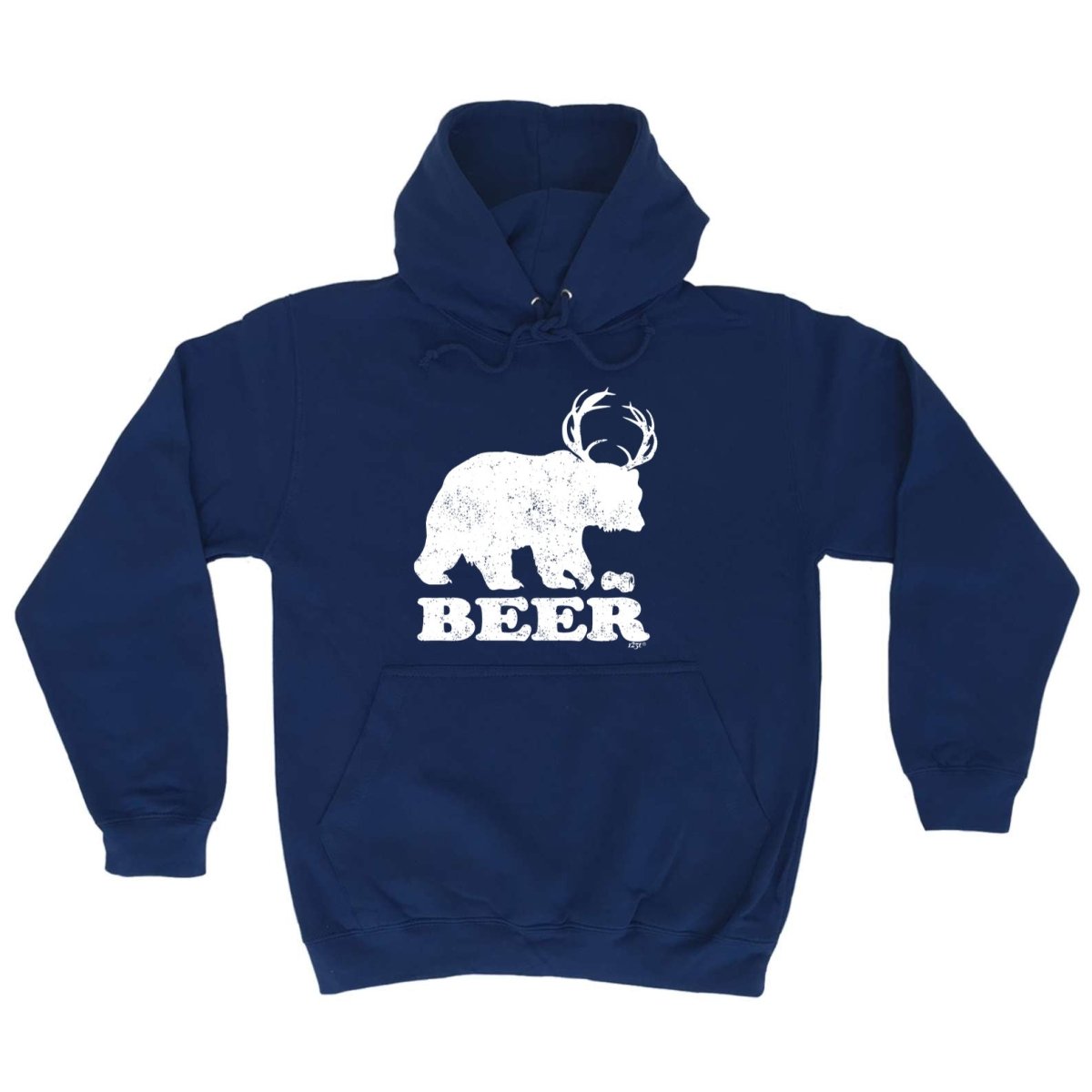 Alcohol Animal Beer Bear Deer - Funny Novelty Hoodies Hoodie - 123t Australia | Funny T-Shirts Mugs Novelty Gifts