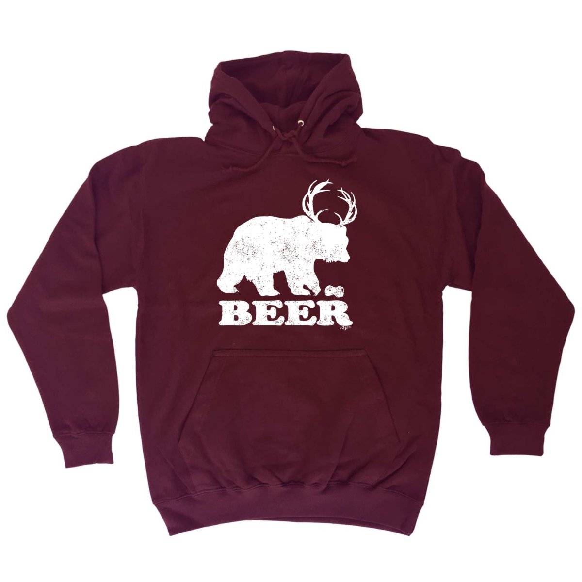 Alcohol Animal Beer Bear Deer - Funny Novelty Hoodies Hoodie - 123t Australia | Funny T-Shirts Mugs Novelty Gifts