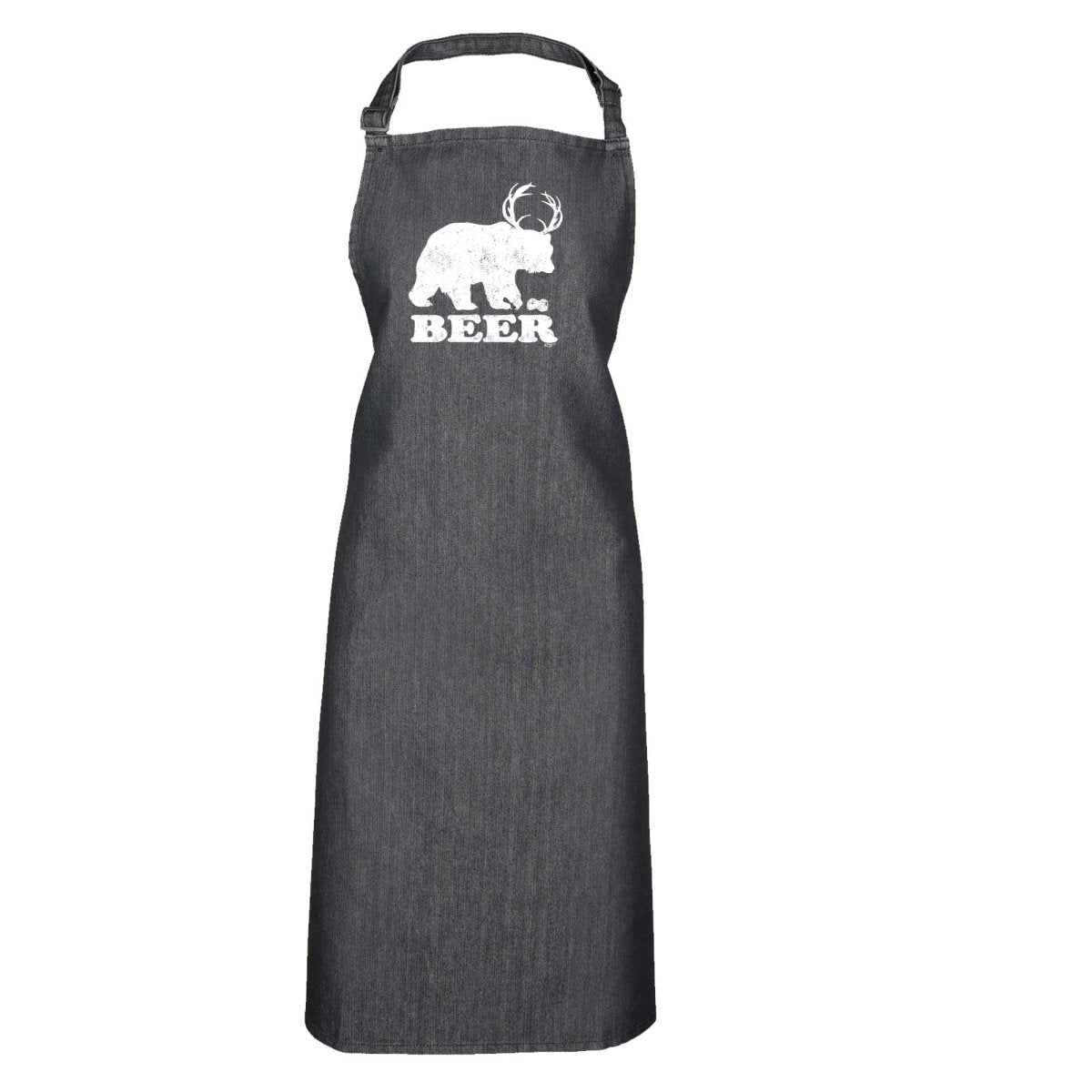 Alcohol Animal Beer Bear Deer - Funny Novelty Kitchen Adult Apron - 123t Australia | Funny T-Shirts Mugs Novelty Gifts